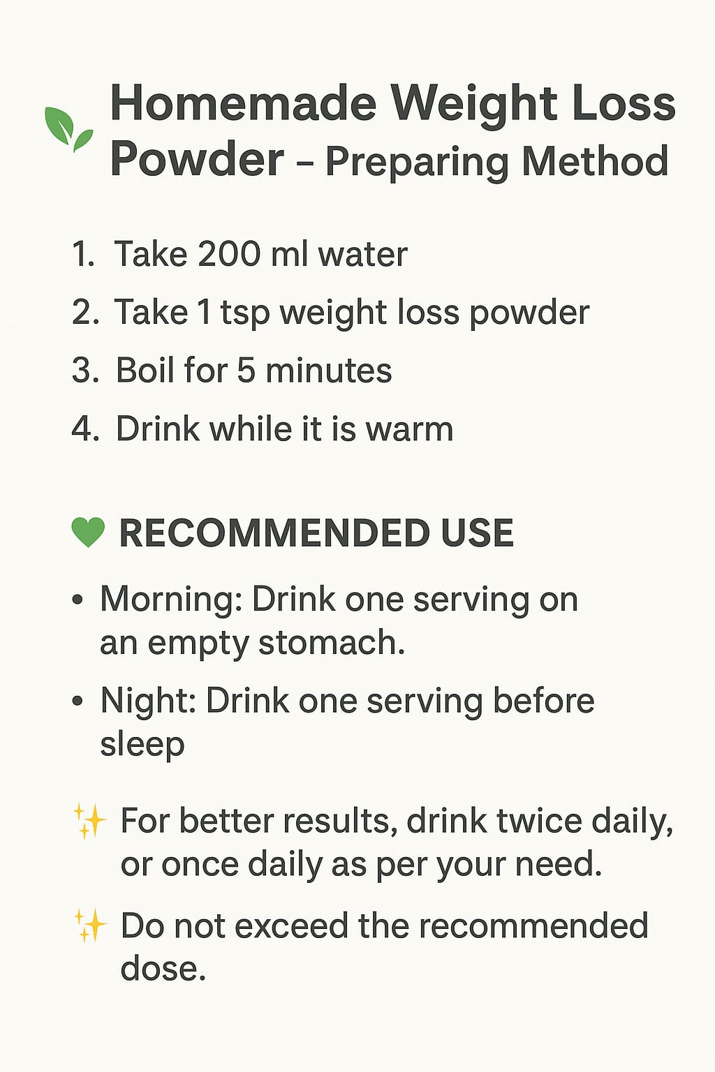 Weight Loss Powder  - Image