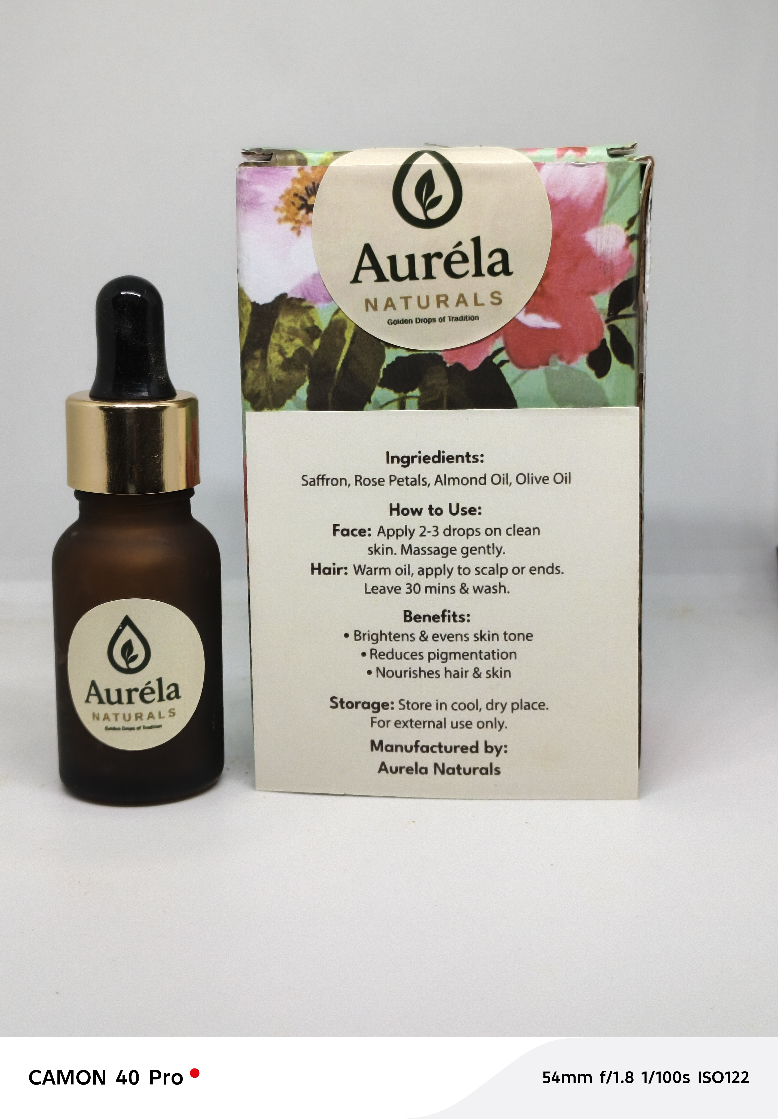 Auréla Rose Gold Serum Oil - Image