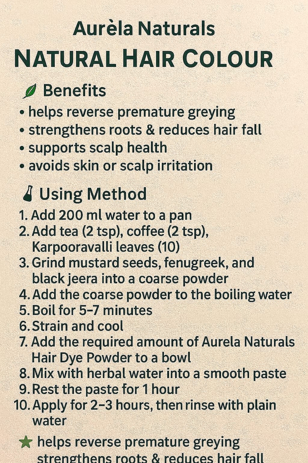 Aurèla Naturals NATURAL HAIR COLOUR - Image