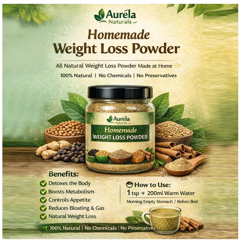 Homemade weight loss powder