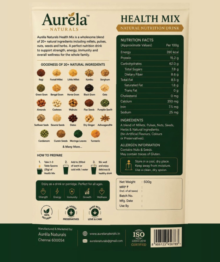 Aurèla Naturals HEALTH MIX - Image