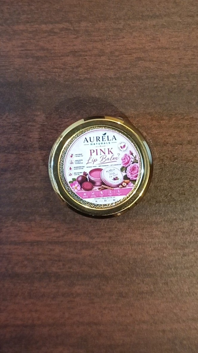 Pink lip balm 