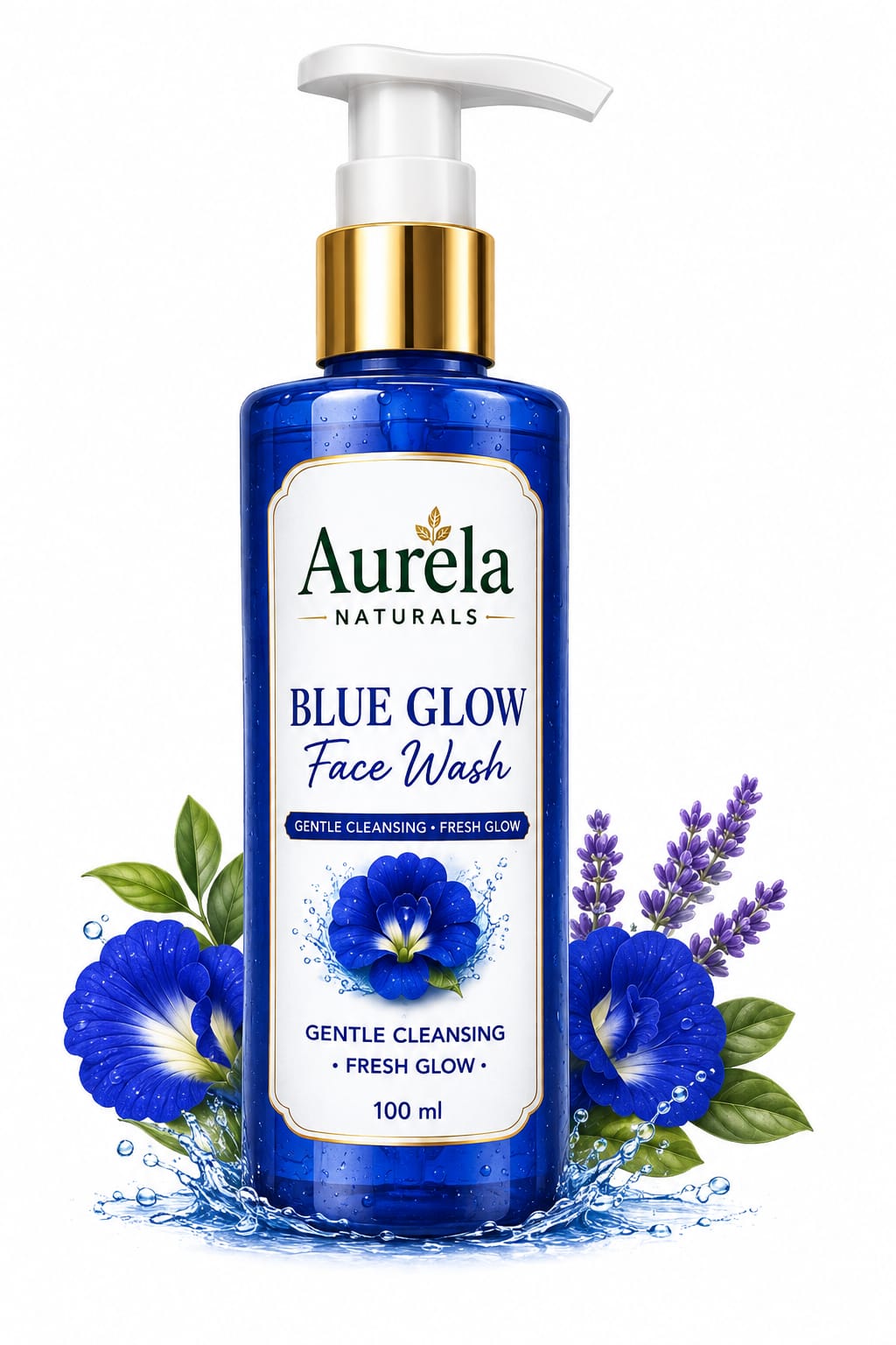 Blue Glow face wash 