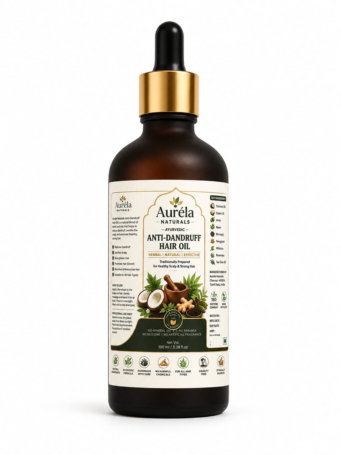 Anti Dandruff Hair Oil