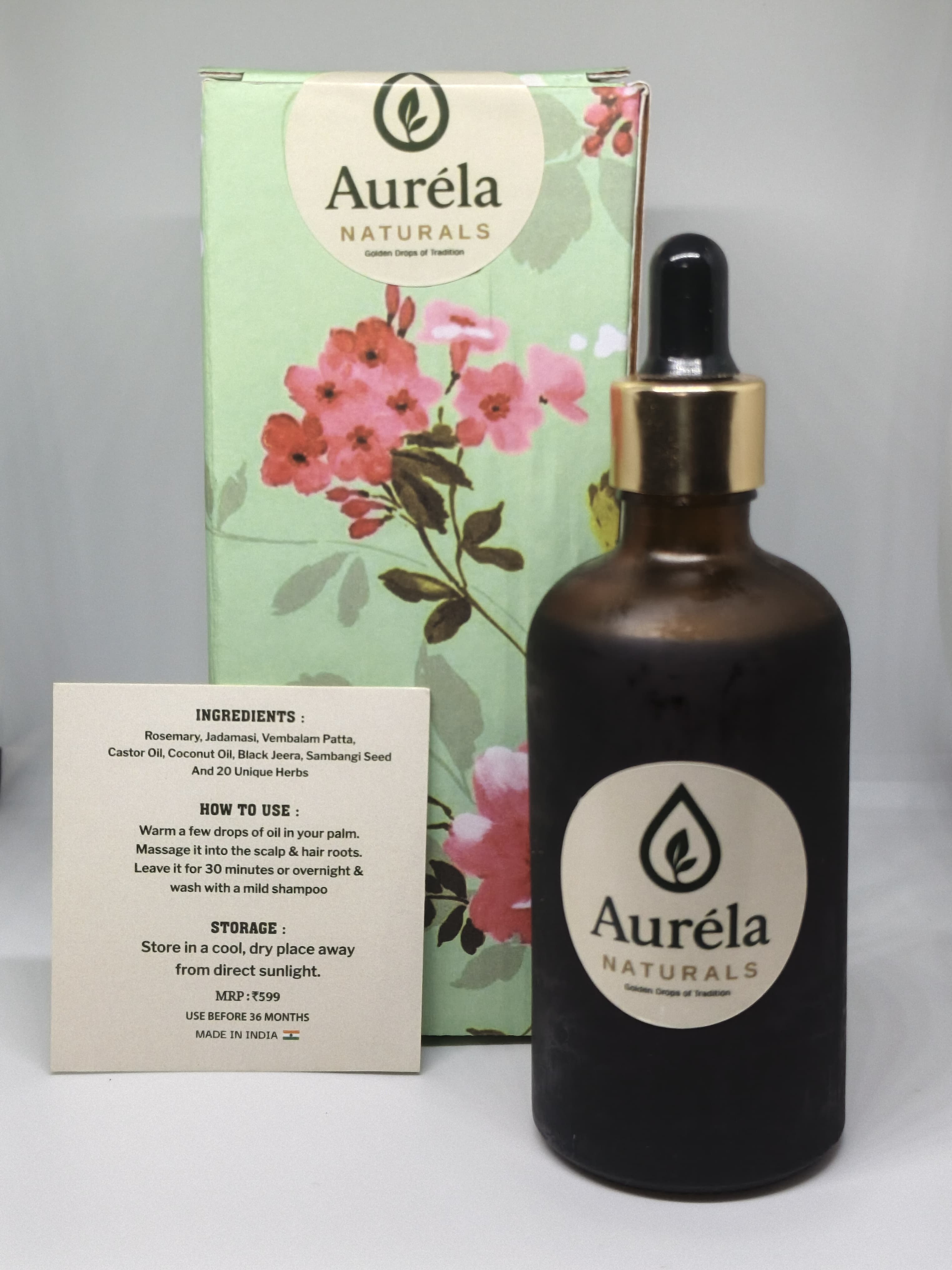 Auréla Naturals Natural & Herbal Hair Oil - Image